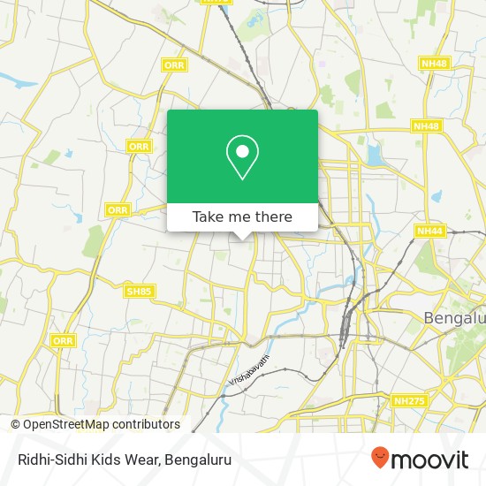 Ridhi-Sidhi Kids Wear, 1st Main Road Bengaluru 560010 KA map