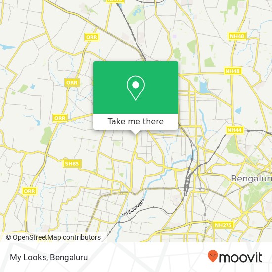 My Looks, 1st Main Road Bengaluru 560010 KA map