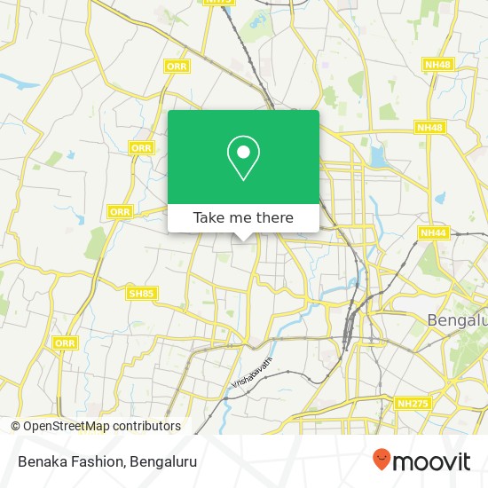 Benaka Fashion, 1st Main Road Bengaluru 560010 KA map