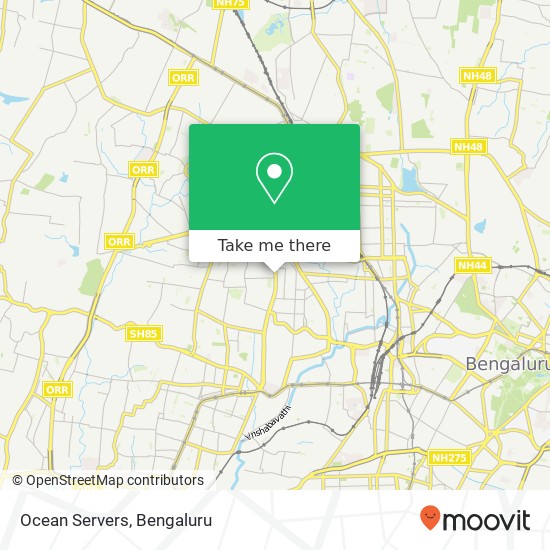 Ocean Servers, Service Road Bengaluru 560010 KA map