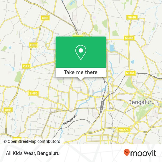 All Kids Wear, 10th Main Road Bengaluru KA map