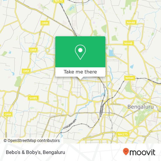 Bebo's & Boby's, 12th Main Road Bengaluru 560010 KA map