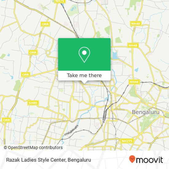 Razak Ladies Style Center, 9th Main Road Bengaluru KA map