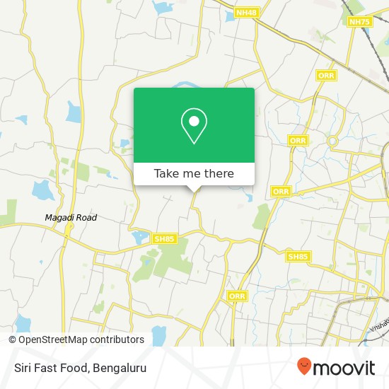 Siri Fast Food, Hegganahalli Main Road Bengaluru 560091 KA map