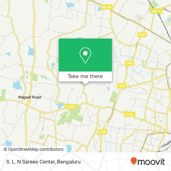 S. L. N Sarees Center, Hegganahalli Main Road Bengaluru KA map