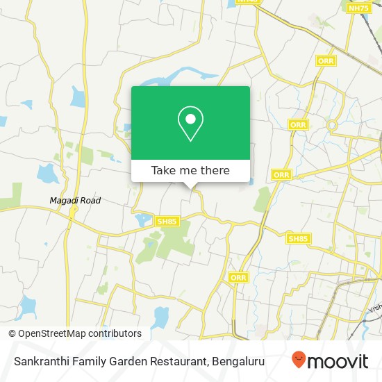 Sankranthi Family Garden Restaurant, Vighaneshwar Main Road Bengaluru 560091 KA map