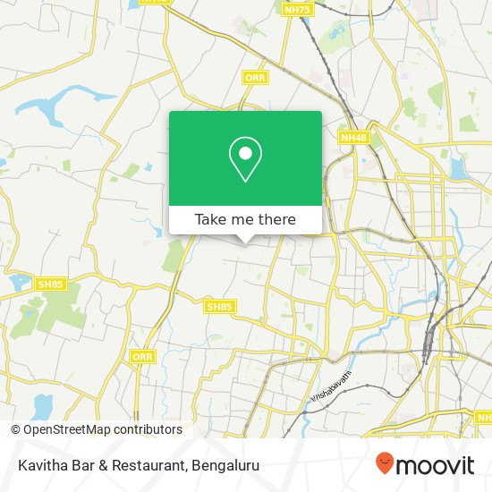 Kavitha Bar & Restaurant, 1st Cross Road Bengaluru 560079 KA map