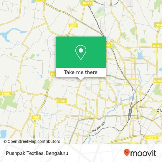 Pushpak Textiles, Police Station Road Bengaluru 560079 KA map