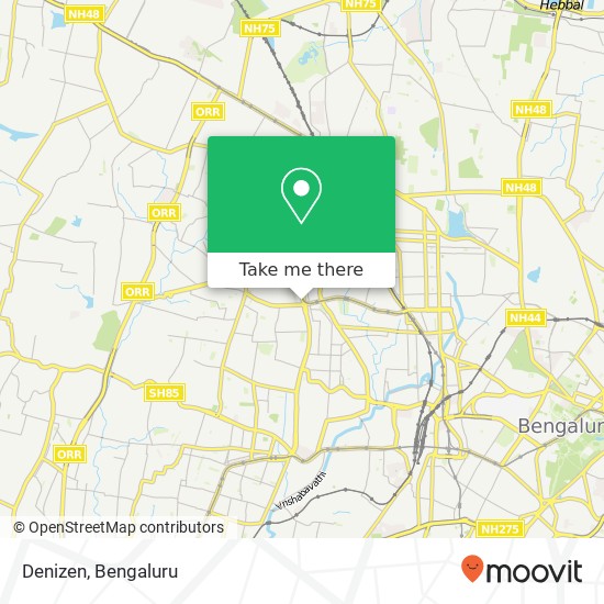 Denizen, Service Road Bengaluru 560086 KA map