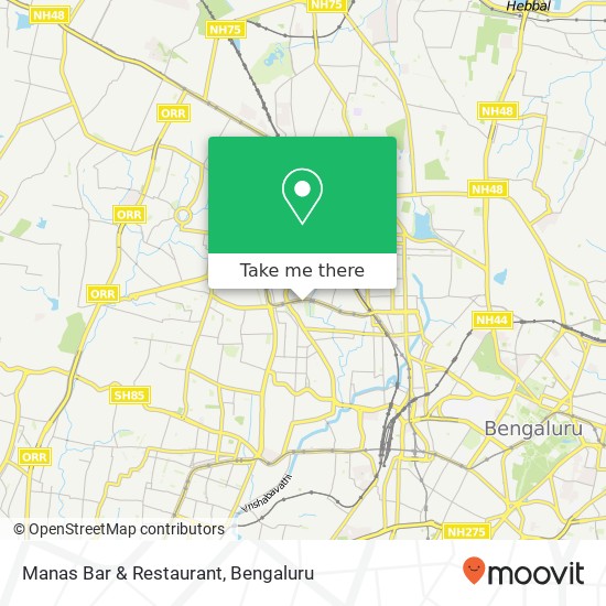 Manas Bar & Restaurant, 14th Main Road Bengaluru 560010 KA map