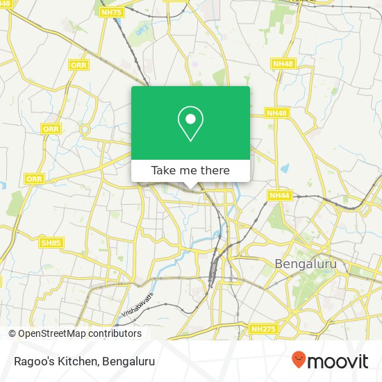 Ragoo's Kitchen, 1st Main Road Bengaluru 560010 KA map