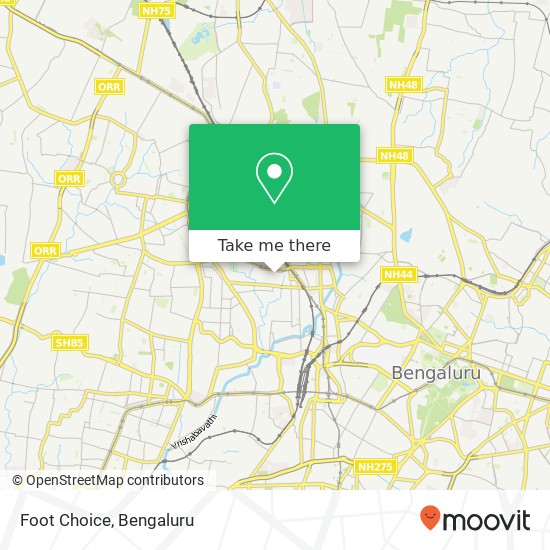 Foot Choice, 3rd Cross Road Bengaluru 560021 KA map