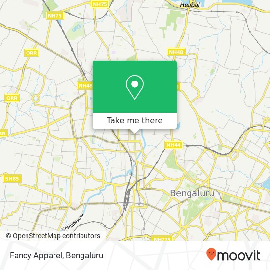 Fancy Apparel, Sampige Road Bengaluru 560003 KA map