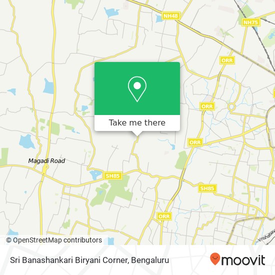 Sri Banashankari Biryani Corner, 3rd Cross Road Bengaluru KA map
