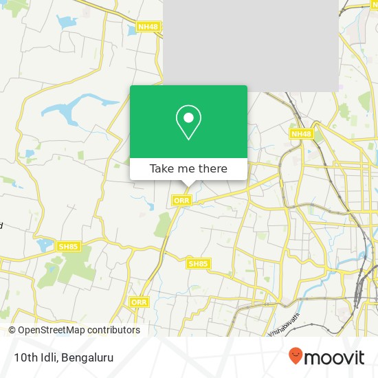 10th Idli, Service Road Bengaluru 560058 KA map