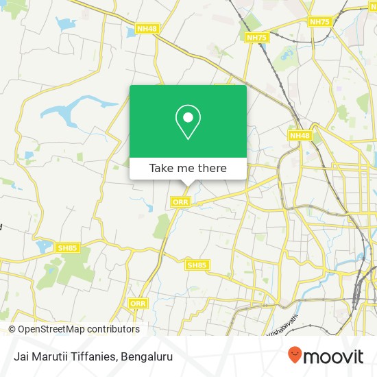 Jai Marutii Tiffanies, Outer Ring Road Service Road Bengaluru 560058 KA map