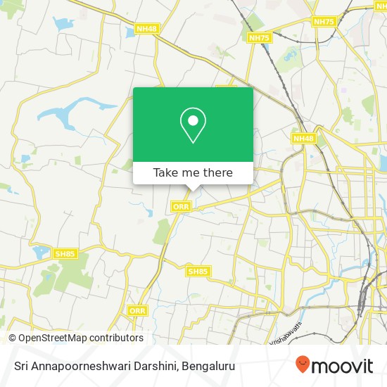 Sri Annapoorneshwari Darshini, Arch Main Road Bengaluru 560058 KA map