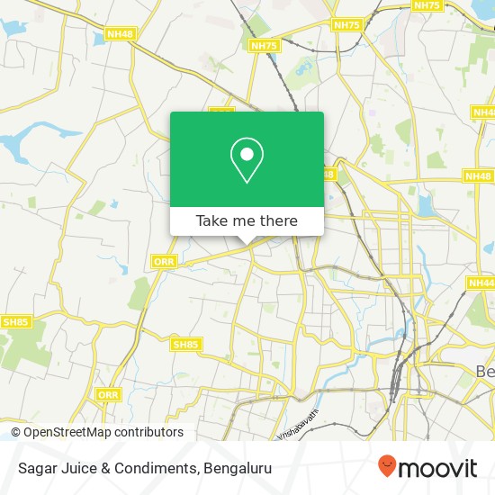 Sagar Juice & Condiments, 11th Main Road Bengaluru 560086 KA map