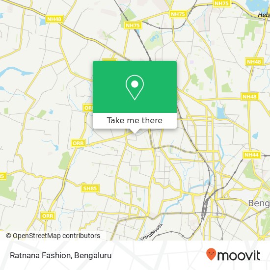 Ratnana Fashion, 6th Main Road Bengaluru KA map