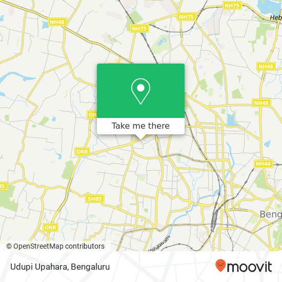 Udupi Upahara, 6th Main Road Bengaluru 560086 KA map