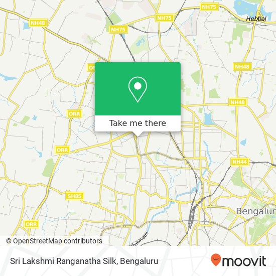 Sri Lakshmi Ranganatha Silk, 19th A Main Road Bengaluru KA map