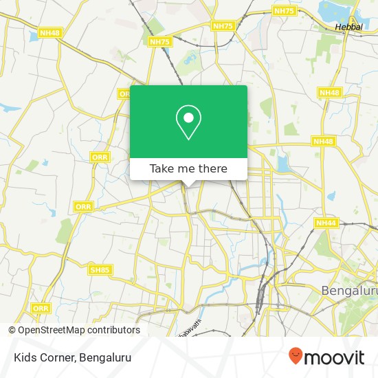 Kids Corner, 19th D Main Road Bengaluru KA map