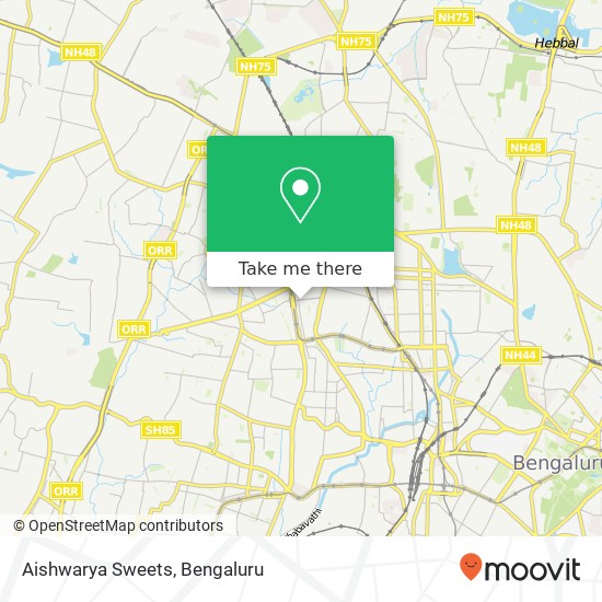 Aishwarya Sweets, 19th C Main Road Bengaluru 560010 KA map