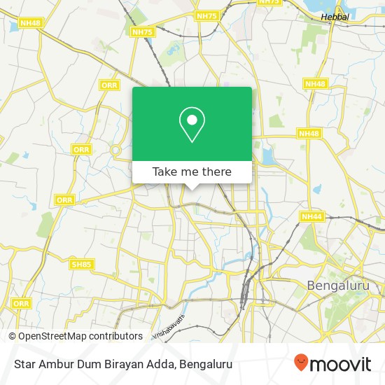 Star Ambur Dum Birayan Adda, 3rd Cross Road Bengaluru 560010 KA map