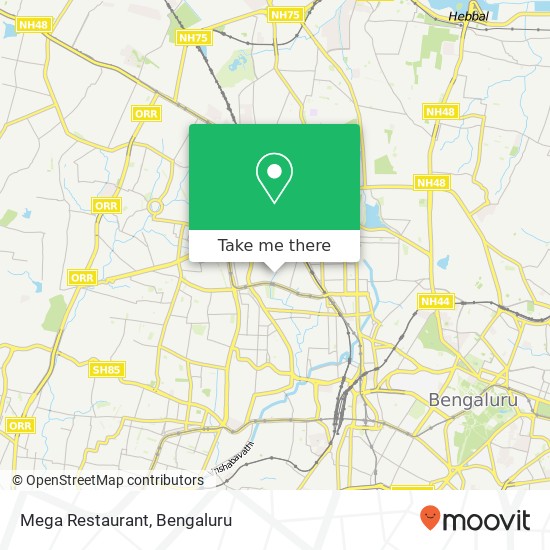 Mega Restaurant, 12th Main Road Bengaluru 560010 KA map