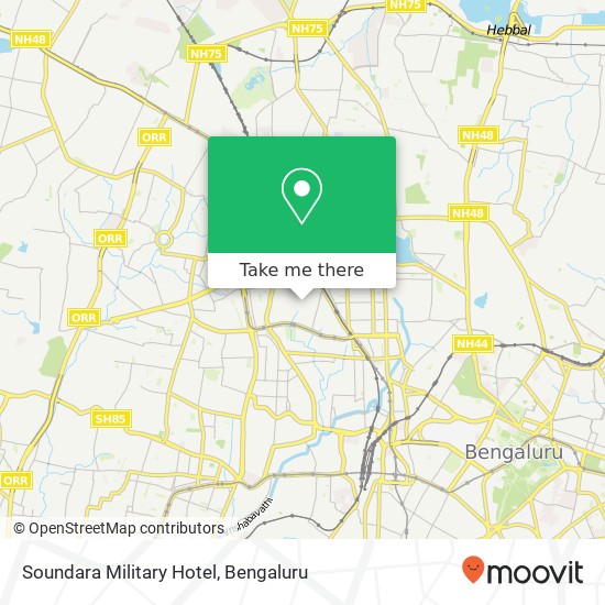Soundara Military Hotel, 14th Main Road Bengaluru 560010 KA map