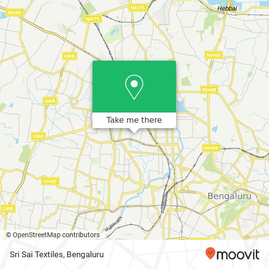 Sri Sai Textiles, 13th Main Road Bengaluru KA map