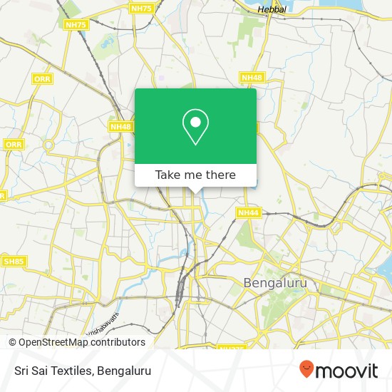 Sri Sai Textiles, 1st Temple Main Road Bengaluru 560003 KA map