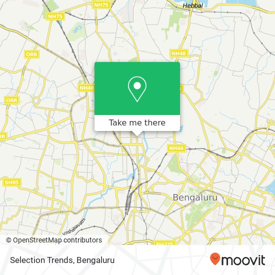 Selection Trends, Vasavi Temple Road Bengaluru KA map