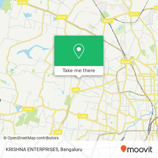 KRISHNA ENTERPRISES, Bengaluru 560058 KA map