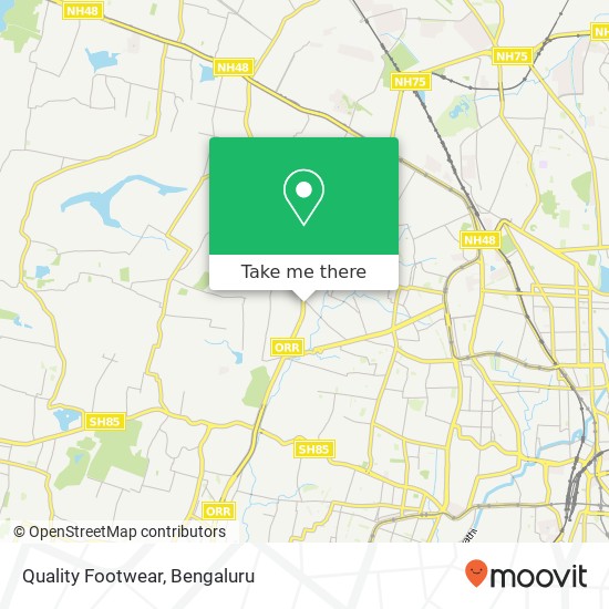 Quality Footwear, Service Road Bengaluru 560058 KA map