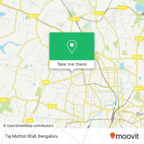 Taj Mutton Stall, 6th Main Road Bengaluru KA map