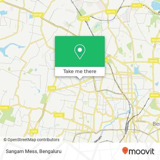 Sangam Mess, 14th Main Road Bengaluru 560086 KA map