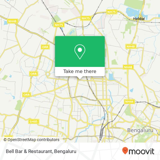 Bell Bar & Restaurant, GP Rajarathnam Road Bengaluru 560010 KA map