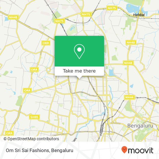 Om Sri Sai Fashions, 10th Cross Road Bengaluru KA map