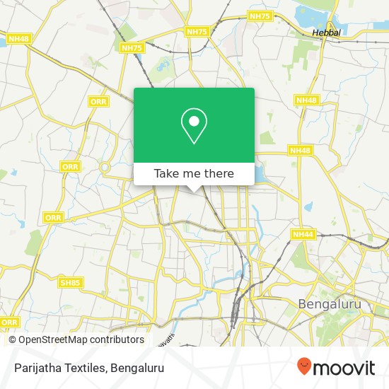 Parijatha Textiles, 10th Cross Road Bengaluru KA map