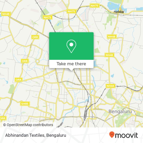 Abhinandan Textiles, 10th Cross Road Bengaluru KA map