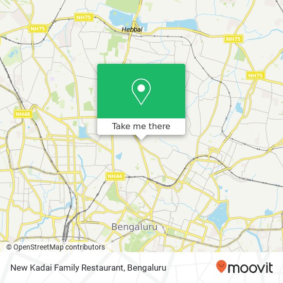 New Kadai Family Restaurant, JC Nagar Main Road Bengaluru 560006 KA map