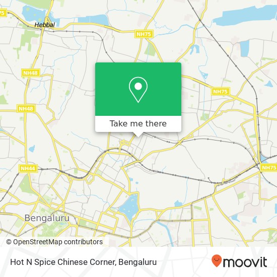 Hot N Spice Chinese Corner, 2nd Cross Road Bengaluru 560005 KA map