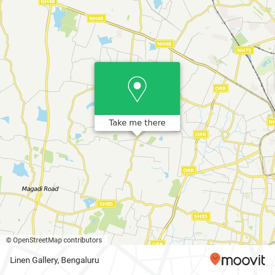 Linen Gallery, Hegganahalli Main Road Bengaluru KA map