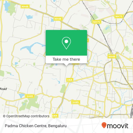 Padma Chicken Centre, Laggere Main Road Bengaluru KA map