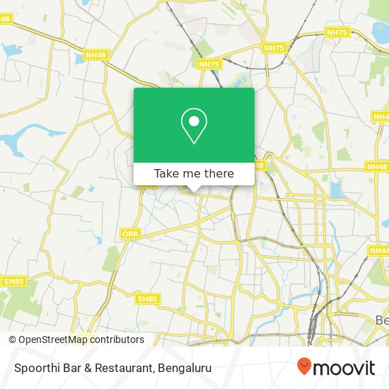Spoorthi Bar & Restaurant, 1st Main Road Bengaluru 560086 KA map
