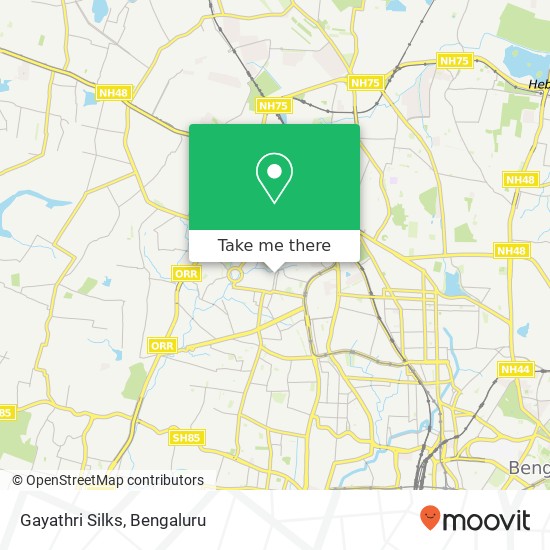 Gayathri Silks, 8th Main Road Bengaluru KA map