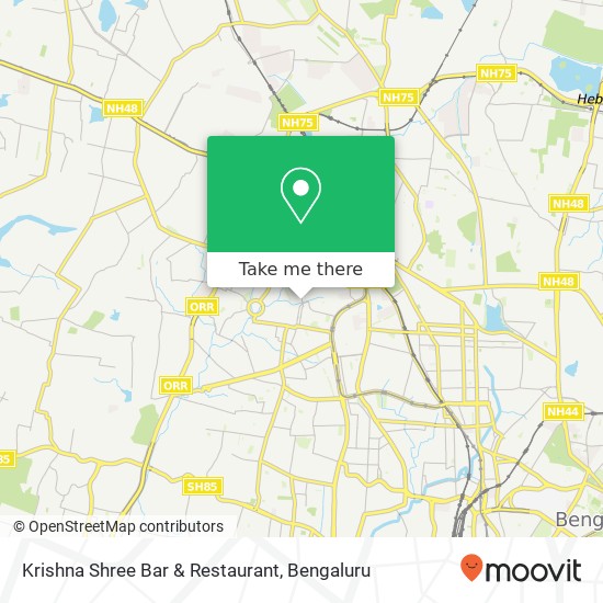 Krishna Shree Bar & Restaurant, 60 Feet Main Road Bengaluru 560096 KA map