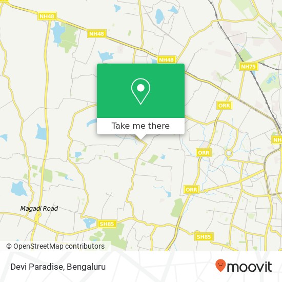 Devi Paradise, 14th Cross Road Bengaluru 560058 KA map