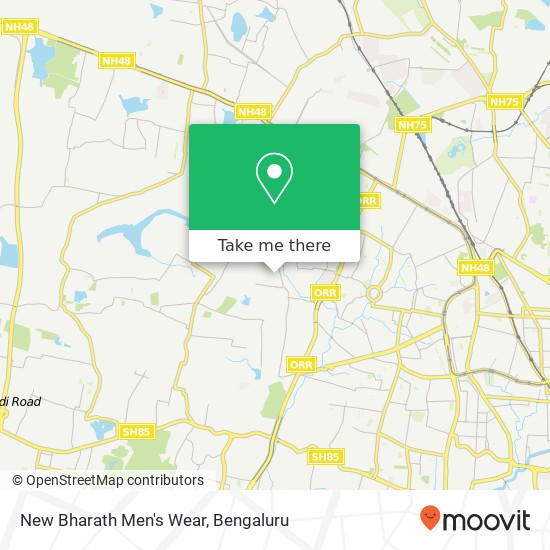 New Bharath Men's Wear, 3rd Cross Road Bengaluru 560058 KA map